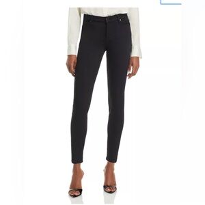 7 For All Mankind Ankle Gwenevere Black Straight Leg Jeans